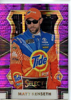 2017 Panini Select Racing NASCAR PURPLE PULSAR Parallel #70 Matt Kenseth • $3