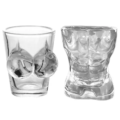 Unique Beer Cup Funny Wine Glass Whisky Vodka Shot Glasses Bar Cocktail Glass • £10.07