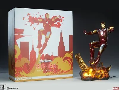 Sideshow & Legacy Effects Iron Man Mark VII Maquette #273/3000 Statue 1/4 Scale • $650