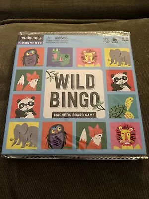 Wild Bingo Magnetic Board Game By Mudpuppy (2021 Game) • $7