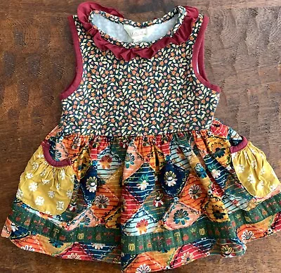 Matilda Jane Mohunk Sara Mountain Top  Size 2 2T Corduroy Pockets Colorful • $22.99