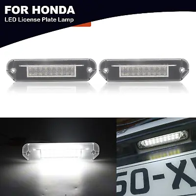 2PCS For Honda Accord 1990-1993 White LED License Plate Light DX Coupe Sedan LX • $14.39