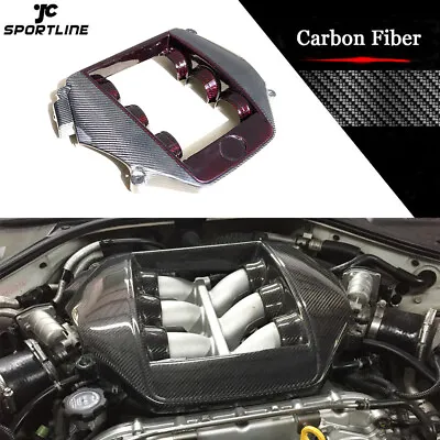 Carbon Fiber Engine Cover Hood Cap Trim Factory Fit For Nissan GTR R35 2009UP • $284.05