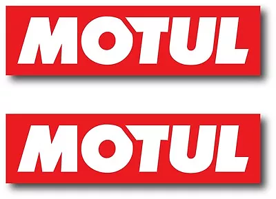 2x Motul Oil Decal Sticker Us Made Truck Vehicle Car Window • $34.68