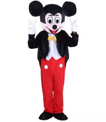 Top Sale Hot Mickey Mouse Mascot Costume Adult Size Party Dress Suit Halloween • $68.40