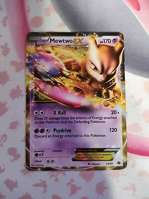 Pokémon TCG Mewtwo-EX Next Destinies 54/99 Holo Ultra Rare • $4