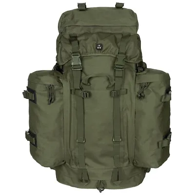 Military Hiking Camping Mountain Bergen German Army Patrol Pack 80l Olive Green • £95.95