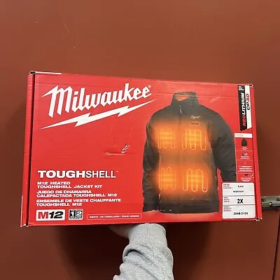 NEW Milwaukee 204B-212X M12 Heated Toughshell Jacket Black 2X Kit CP 3.0 Mens • $179.99