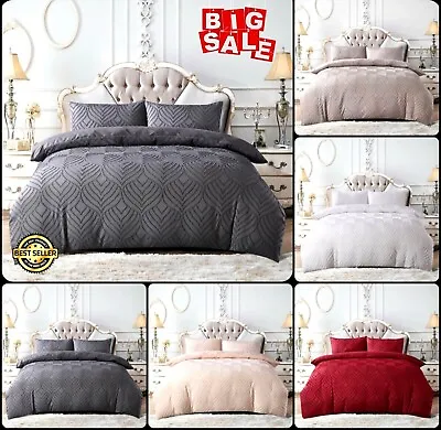 £28.49 • Buy New Luxury 3-Pcs Chelsea Duvet Cover Set Comforter Bedding Set With Pillow Case