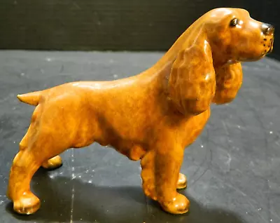 Antique Mortens Studio Royal Design Standing Cocker Spaniel Figure 4  Very Good • $32.99