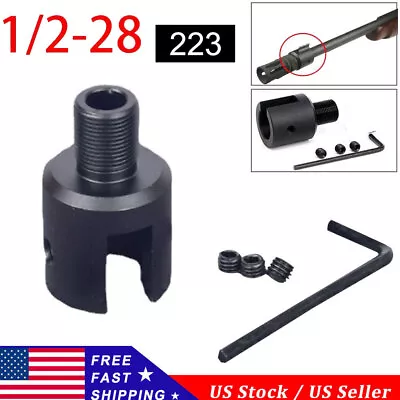 For 1/2-28 1/2 X28 Aluminum Ruger 10-22 Muzzle Brake Adapter Thread Protector US • $7.45