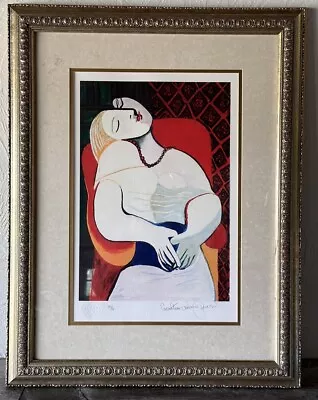 Pablo Picasso Original Estate Signed La Rêve “The Dream” 105/500 Framed Print • $89.99