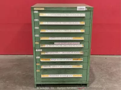 Stanley Vidmar 9-Drawer Tool Chest Cabinet Shop Equipment Storage Box Bidadoo • $208.50