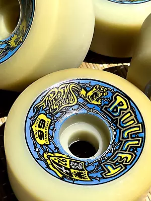 OG Santa Cruz Bullet 66 Skateboard Wheels Set Old School Vintage From The 80's • $225