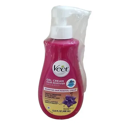 Veet Gel Cream Hair Remover Legs And Body Sensitive Formula 13.5 Fl Oz • $19.24