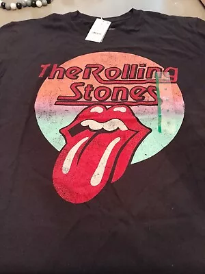 The Rolling Stones Big Lips Size Large Shirt Rock Music Band Mick Jagger  • $9.99