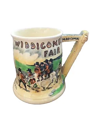 CROWN DEVON Fieldings Widdicombe Fair Musical Tankard • £20