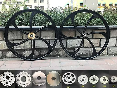 CDHPOWER 26  Bike Mag Wheels Set 100x120MM &Sprocket &Flywheel-Motorized Bicycle • $138.77