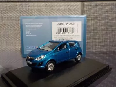 VAUXHALL Corsa - Blue - New Release  Oxford Diecast 1/76 76VC005 • £9.65