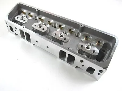 Chevy 350 400 Aluminum Bare Cylinder Head 200cc/64cc Angle Plug 2.02/1.60 E42002 • $314.99