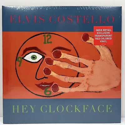 Elvis Costello - Hey Clockface 2x LP 2020 Indie Exclusive Red Transparent Vinyl • $9.49