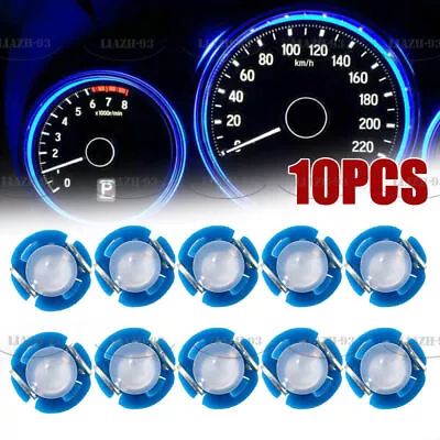 10x T3 Neo Wedge Car LED Bulbs Cluster Instrument Dash Climate Base Light Parts • $4.33