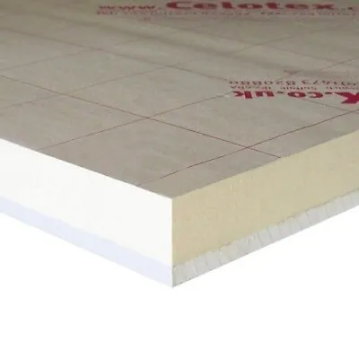 37.5mm PIR Insulated Plasterboards - 2400x1200x25mm PIR + 12.5mm Plasterboard • £46.20