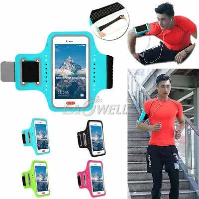 Universal Armband Wristband Phone Holder Cover For Running Hiking Exercise Gym • $16.05
