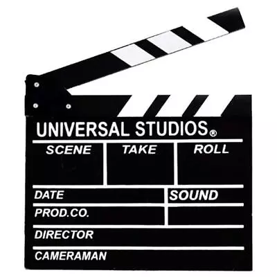 Movie Film Clap Board 12X11 Hollywood Clapper Board Wooden Film Movie Clapboa • $15.97