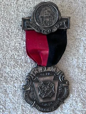 1921 Knights Of Malta Medal 29th Annual Convocation Grand Commandery Scanton PA • $29.95