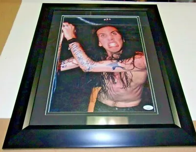 Marilyn Manson Early Full Sig W/sketch Jsa/coa Signed And Framed 17x22 Photo • $800