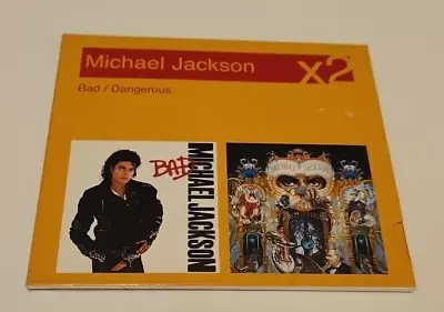 Michael Jackson X2 Bad/Dangerous Pre Owned CD • £5.99