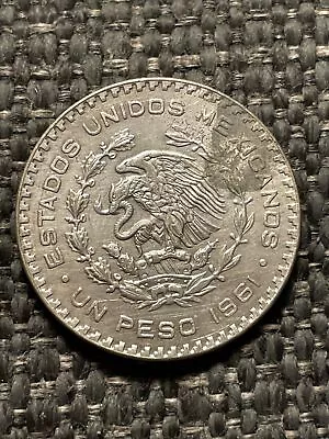 1961 Mexico One Peso Morelos (un Peso) Silver Coin • $2.99