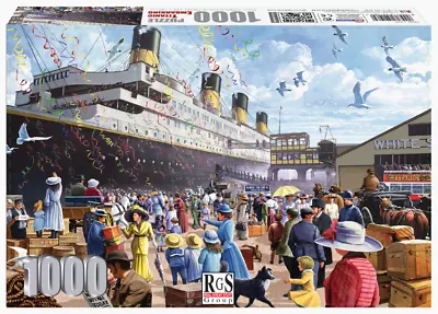 RGS Titanic Embarking 1000 Piece Jigsaw Puzzle • $25