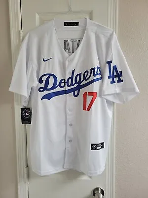 LA Dodgers Shohei Ohtani 17 Jersey WHITE 2XL Men New Hot Baseball Nike • $47.17