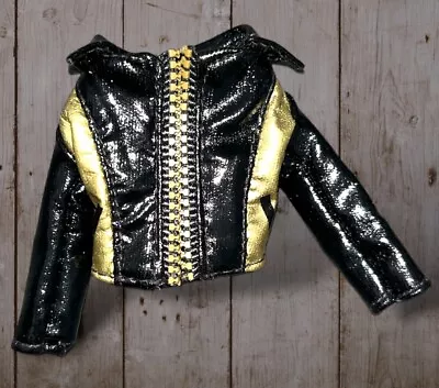 Monster High Doll Clothes Black And Gold Jacket • $8.88