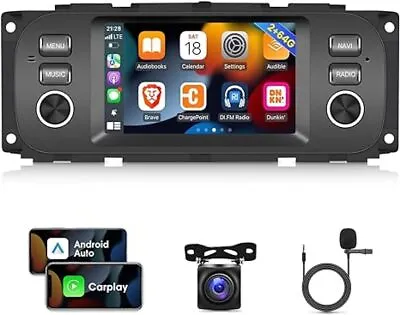 64GB Android 13 Apple Carplay Car GPS Stereo Radio 5  For Jeep Wrangler Cherokee • $136.99