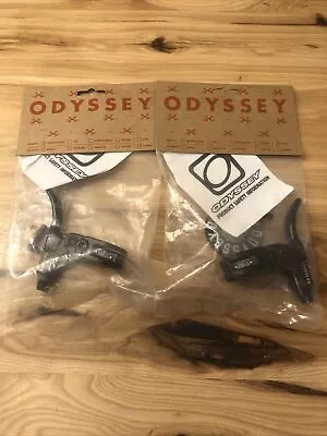 Odyssey Black Monolever Small Short Brake Lever Handle Pair Both Left & Right • $36.95
