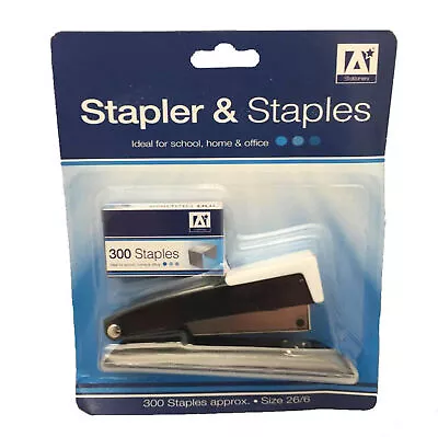 Anker Stapler With 300 Staples Size 26/6 - Black (STP/4062) • £5.57