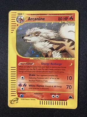 Arcanine H2/H32 Skyridge E-series - Holo Rare Vintage WOTC Pokemon Card • $179