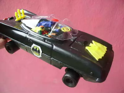 Rare Vintage Batman And Robin Batmobile Lincoln 66 Toy No Mego • $189