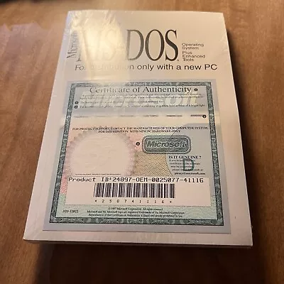 Vintage MS-DOS Version 6.22 Plus Enhanced Tools - Verified Outer And Disk Seals • $59.95