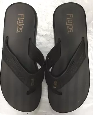 FLOJOS Men's Flip Flop Sandals BLACK • $16.95