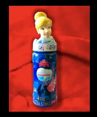 Disney Princess Cinderella Super Miracle Bubbles 8ozrefillable With 3D Topper • $12.99