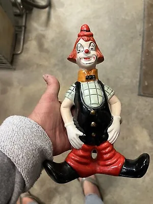 $8 • Buy Vintage Ceramic Clown Figurine