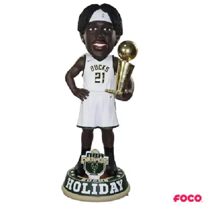 Jrue Holiday Milwaukee Bucks 2021 NBA Champions 3 Foot Tall Bobblehead • $1600