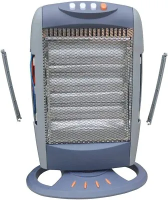 Portable Halogen Heater With 3 Heat Settings And Wide Angle Oscillating Function • £16.99