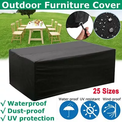 £32.99 • Buy Heavy Duty Waterproof Garden Patio Furniture Cover For Rattan Table Cube Outdoor