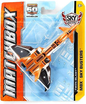 MATCHBOX SKY BUSTERS TWIN BLAST (orange) MBX 2012 T2933-0910 HTF • $38