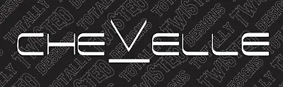 Chevelle Band Logo Car Truck Vinyl Decal Sticker Rock Heavy Metal • $4.49